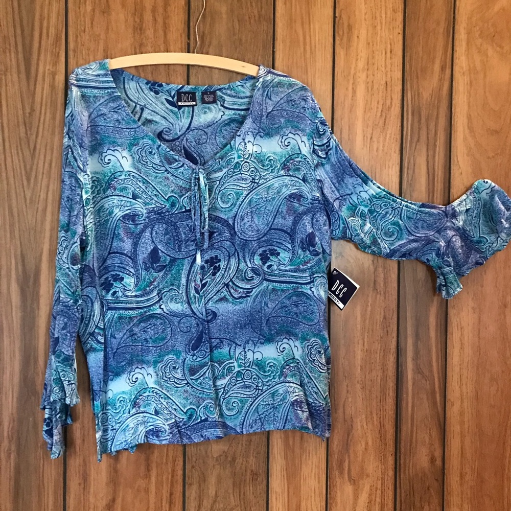 Paisley print blouse